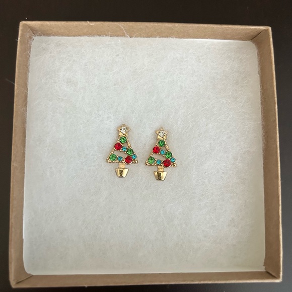 Talbots Jewelry - Talbots Christmas Tree Earrings